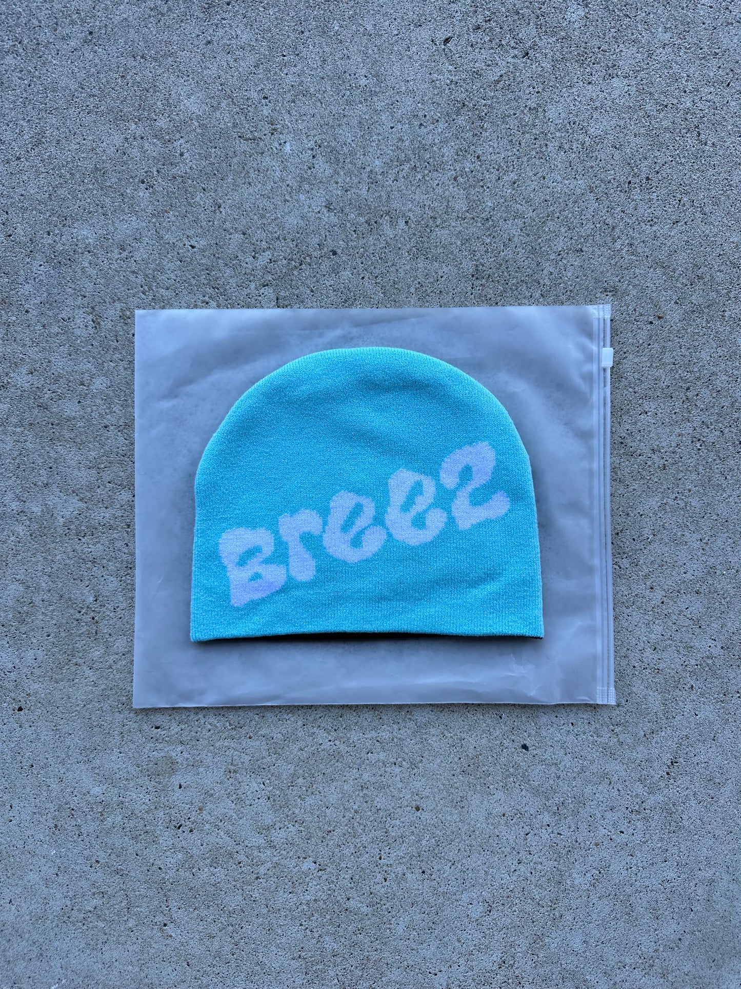 Blue Reversible Beanie